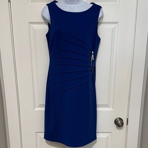 Ivanka Trump Cobalt Blue Midi Dress